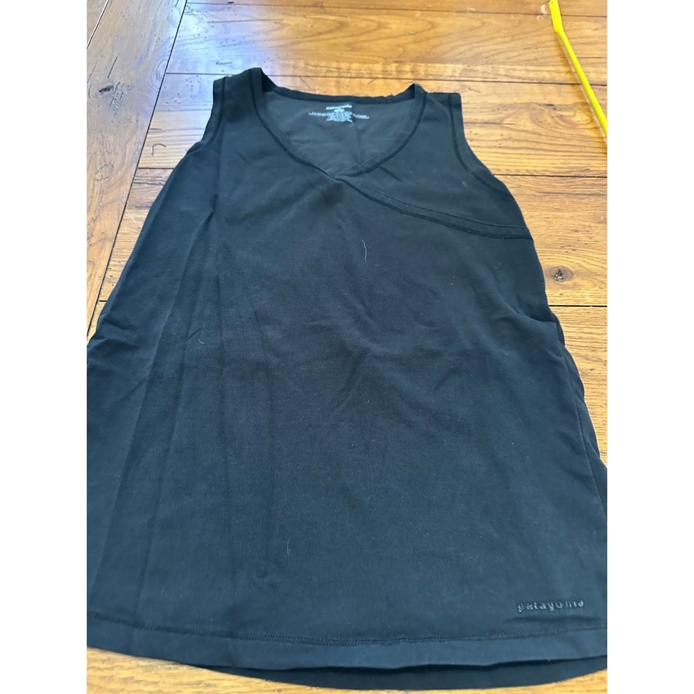patagonia black tank women's‎ small athletic workout